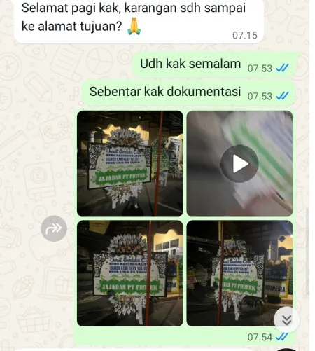 Pengiriman Papan Bunga Selamat Makassar