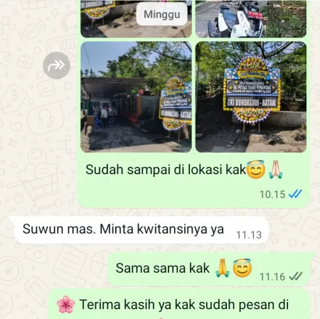 Pengiriman Papan Bunga Duka Makassar