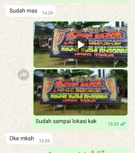 Pengiriman Papan Bunga Makassar