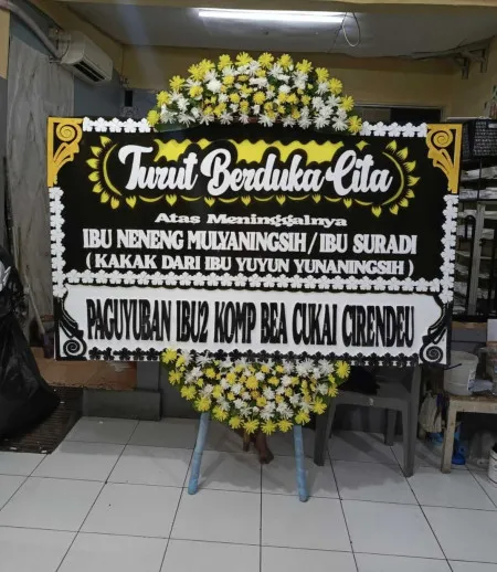 Papan Bunga Duka Makassar