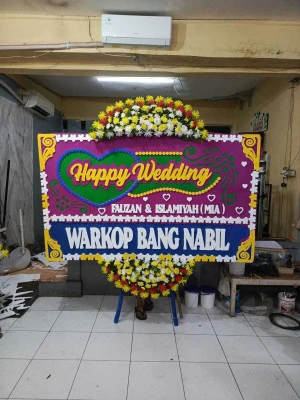 Papan Bunga di Makassar