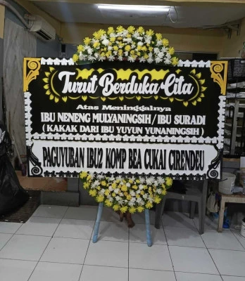 Papan Bunga di Makassar